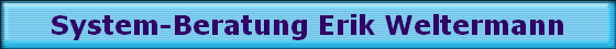 System-Beratung Erik Weltermann